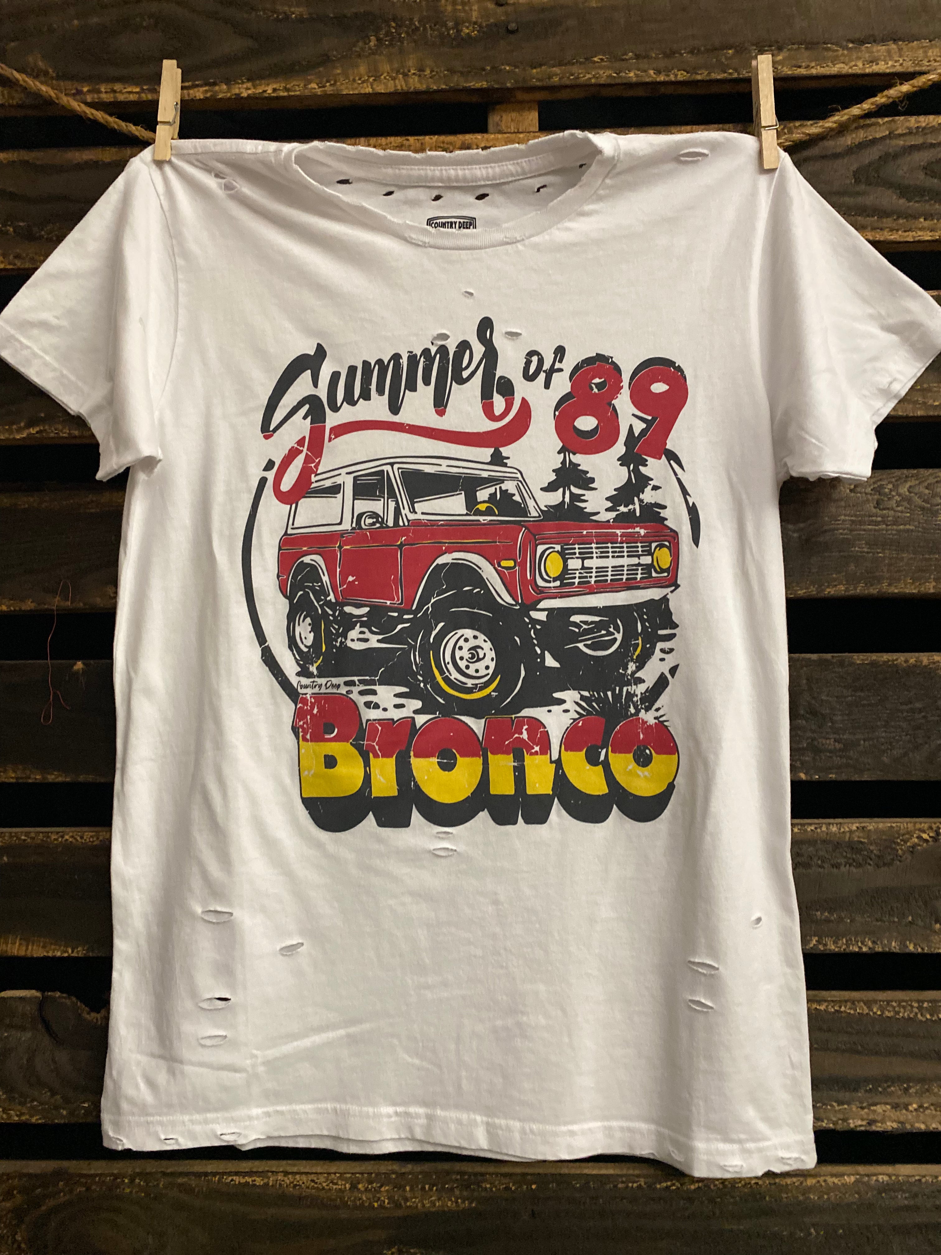 New Ford Bronco Country Mens Vintage T-Shirt