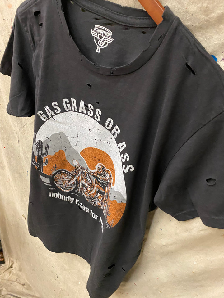 T-shirt Vintage Graphique 'Bad Ass Charger 70' - 100% Coton - Neuf Avec étiquettes