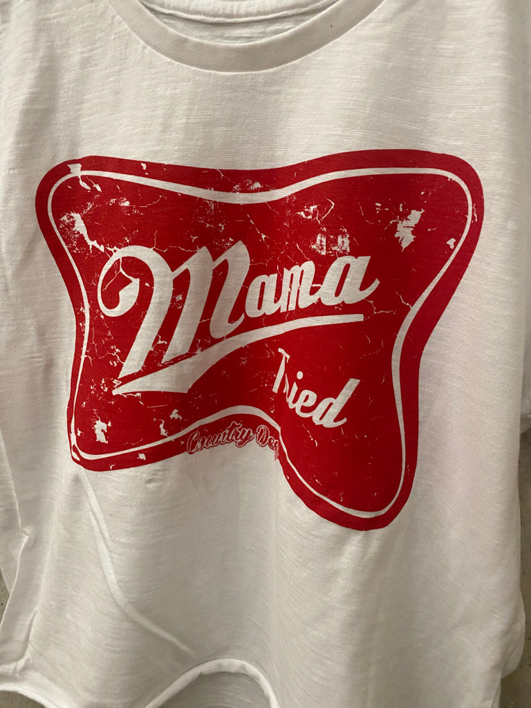 トップス maymama Mama Tried Regular Cropped Tee – Country Deep