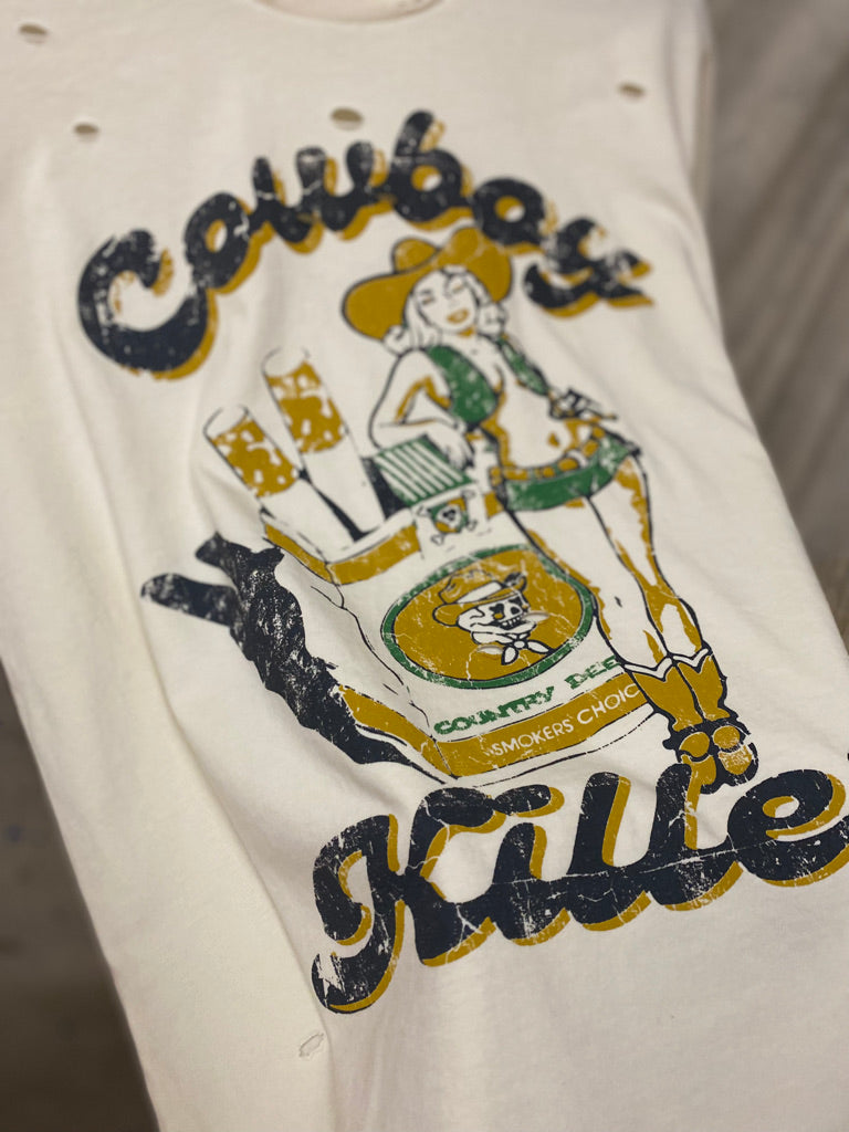 Cowboy Killer Vintage distressed 80's vintage T shirt – Country Deep