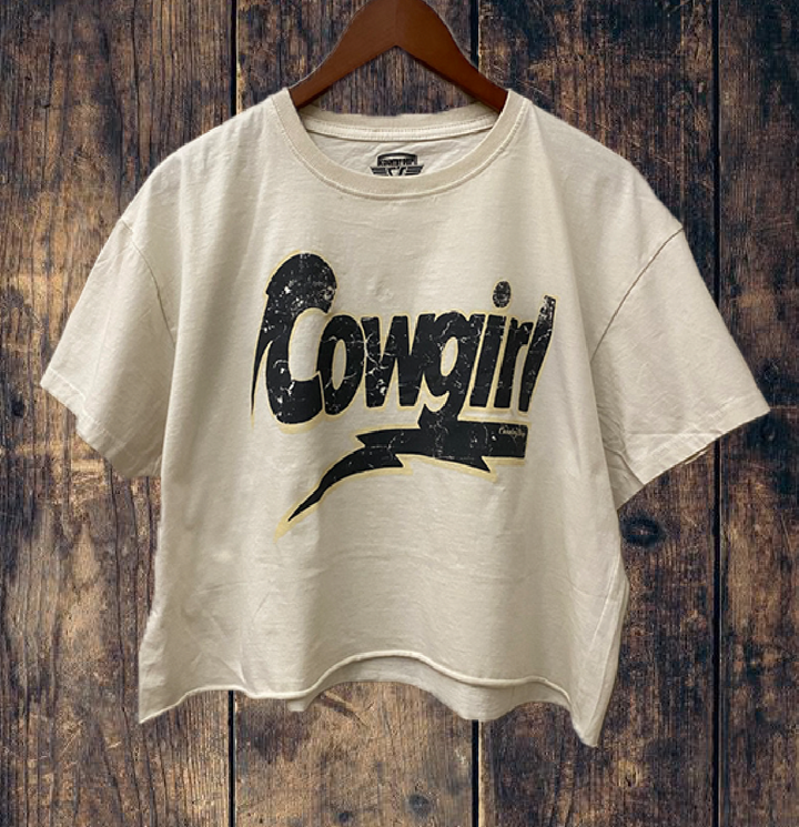 【Grailz】24HS COWGIRLZ CROP T-SHIRTS CowgirlRocksvintagerelaxedcrop