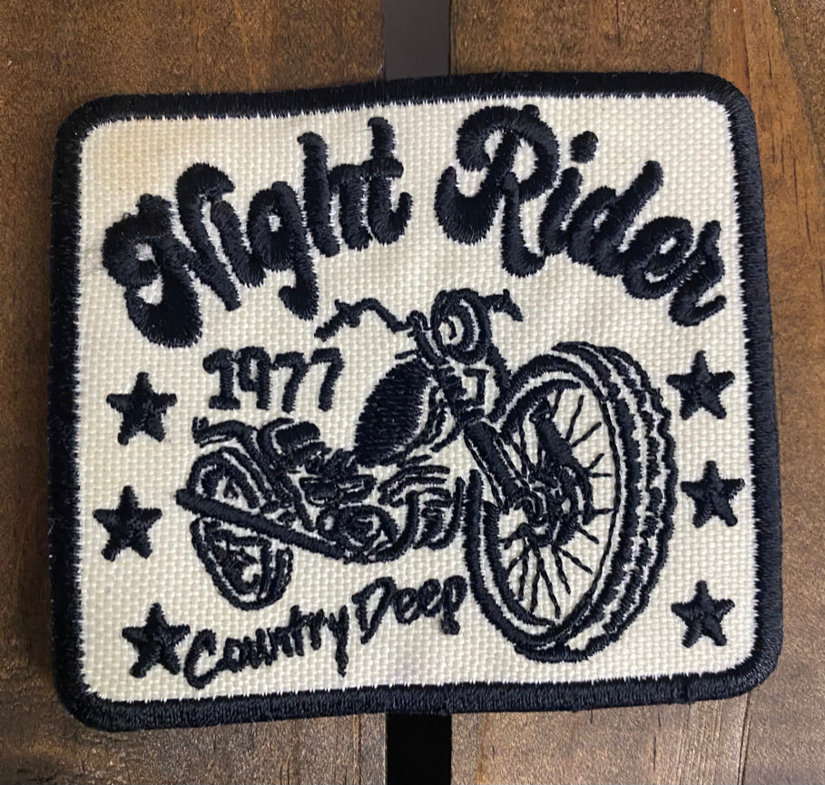 Knight Rider Patch Night Rider Motorcycle Patch – Country Deep