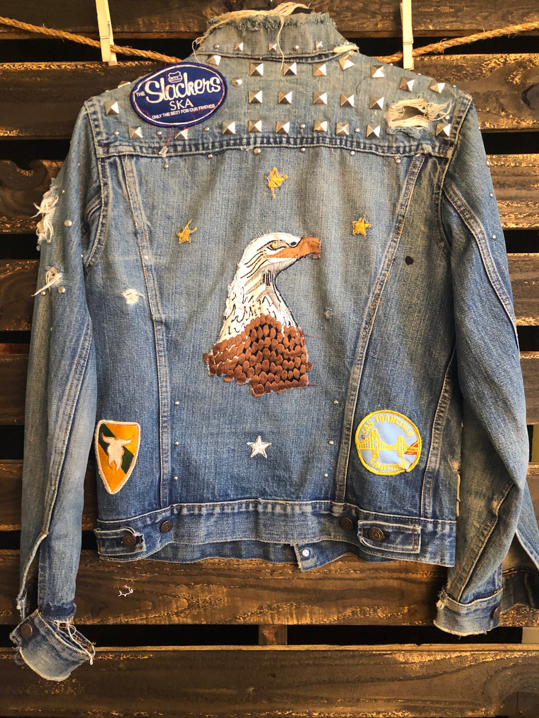 Bike Rally Vintage Denim Jacket – Country Deep