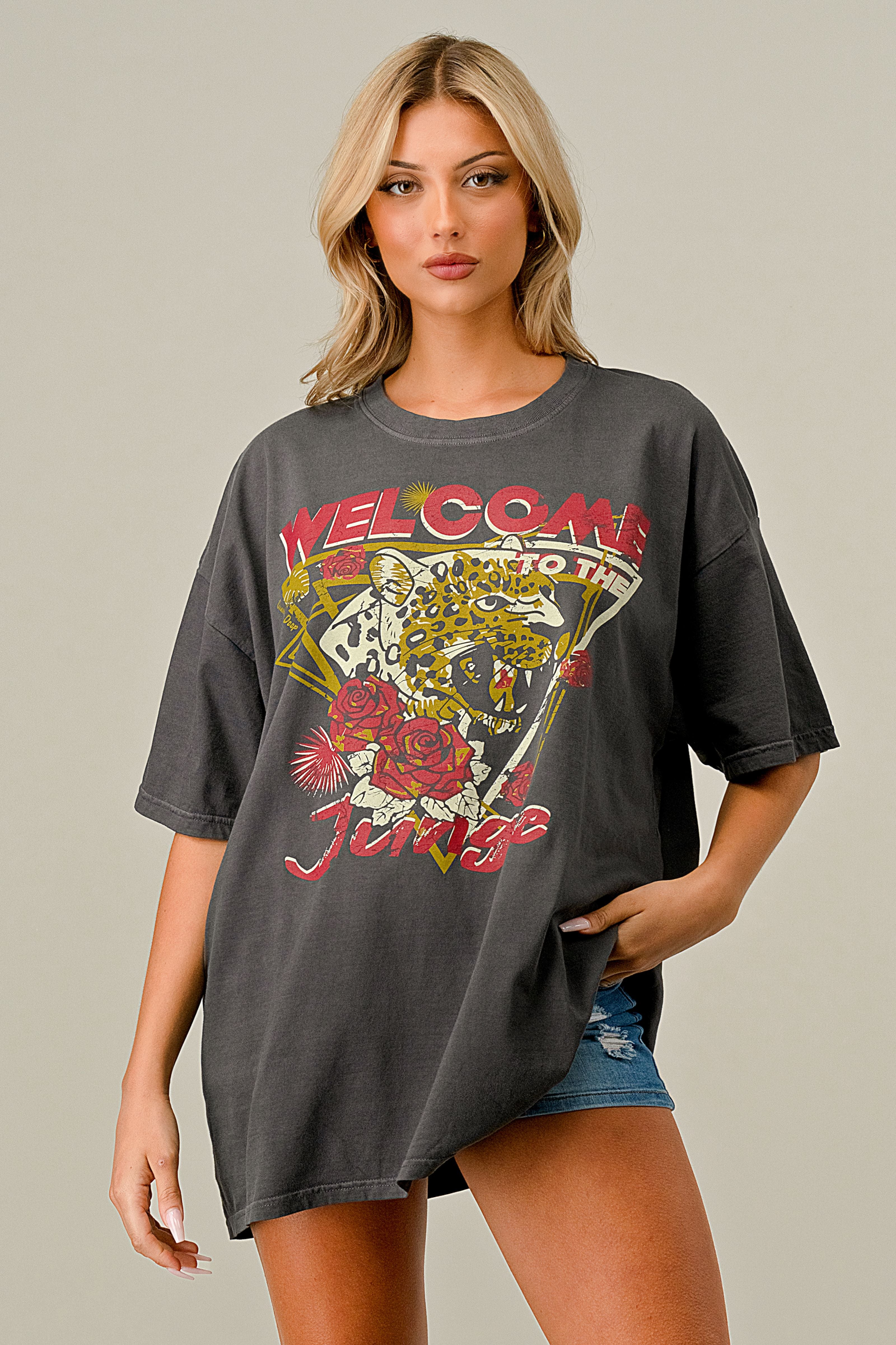 Welcome to the Jungle 'OVERSIZED TEE – Country Deep